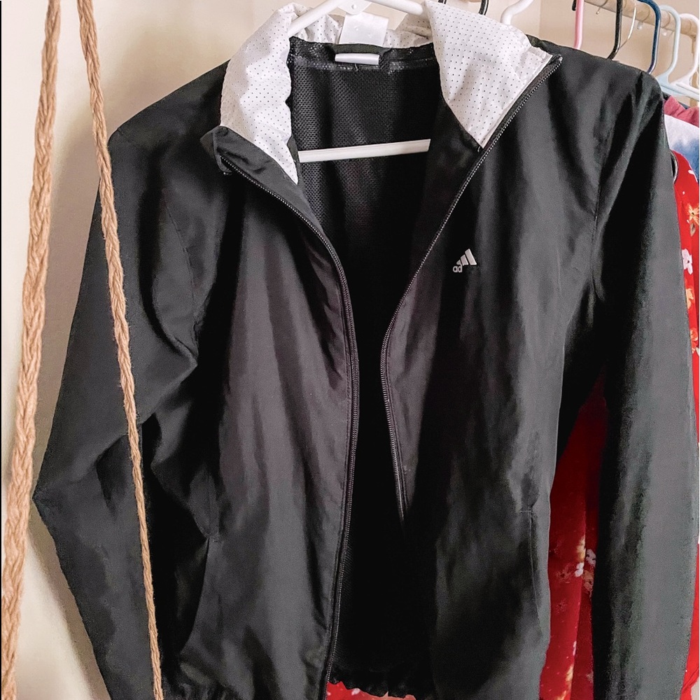 Womens adidas zip up jacket size small